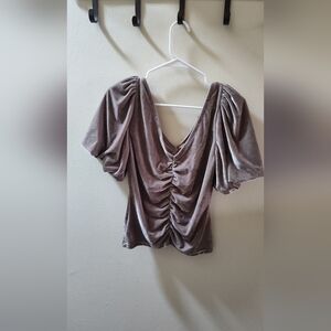 Free People Cupcake Velvet Blouse